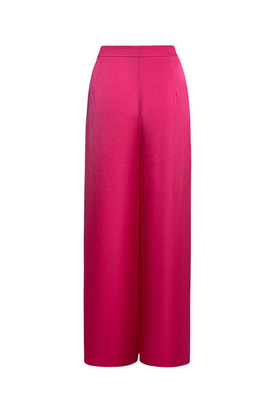 "Fiora" Satin Matching Set — Fuchsia Pink Blazer & Trousers