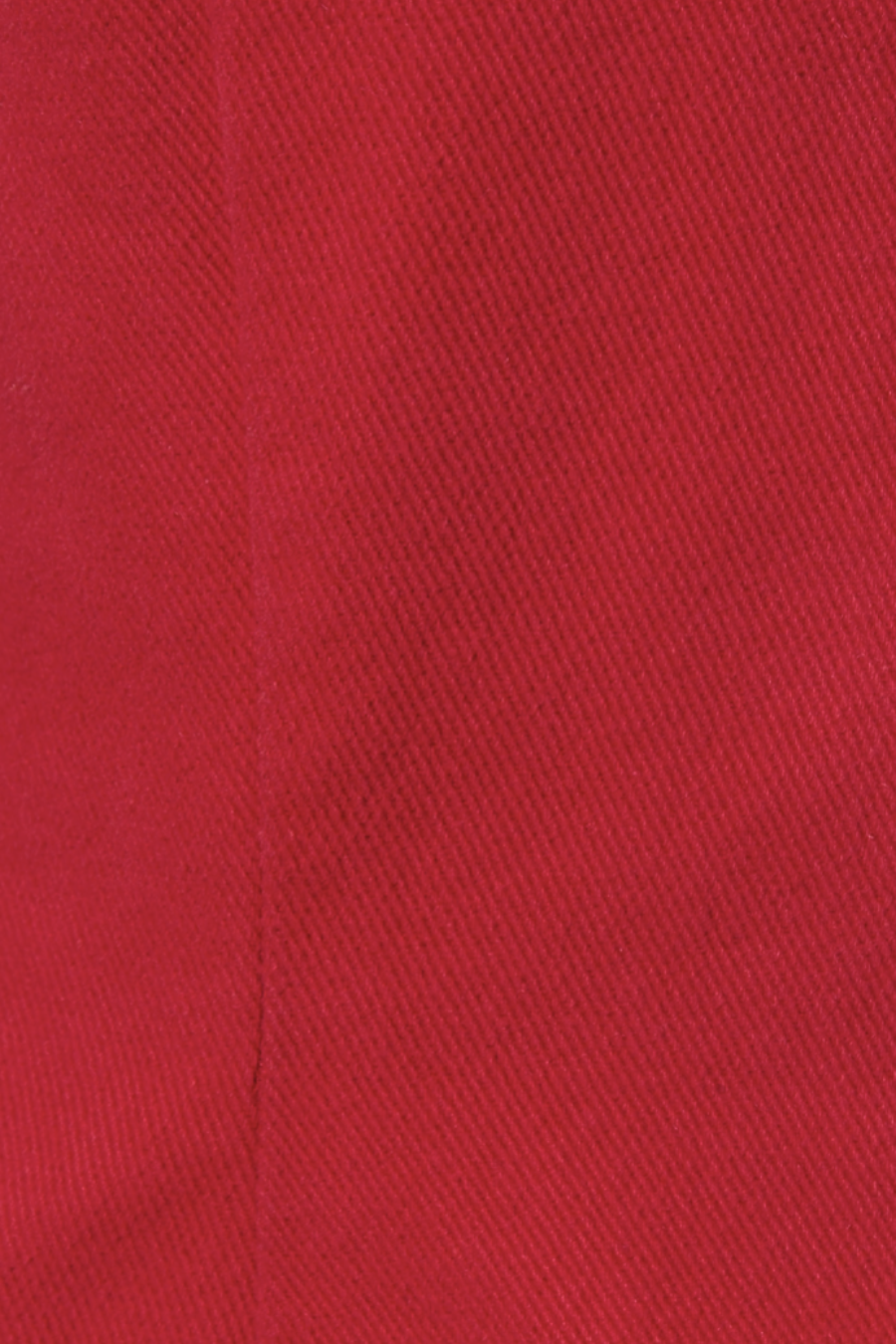 "Soraya" Vest Romper — Red Denim Twill